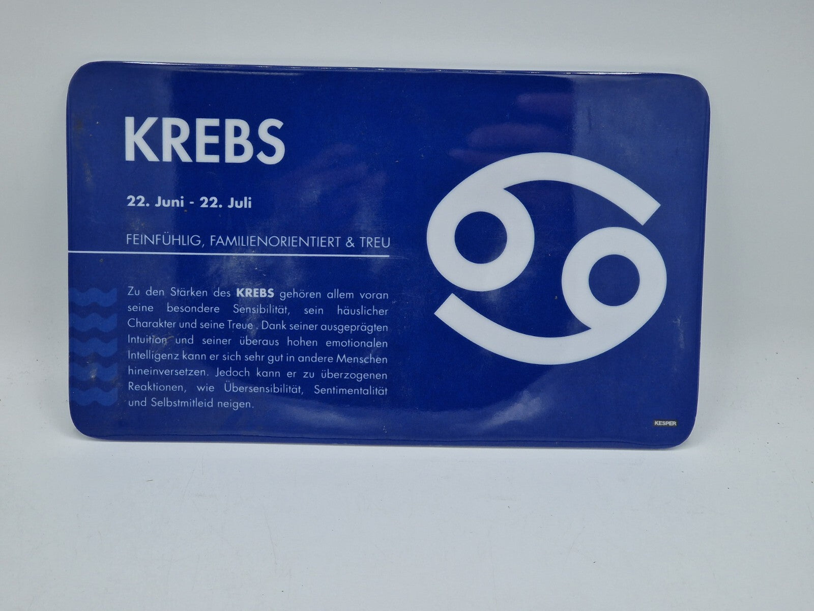 Kesper Frühstücksbrettchen 23,5cm x 14 cm Rutschfest